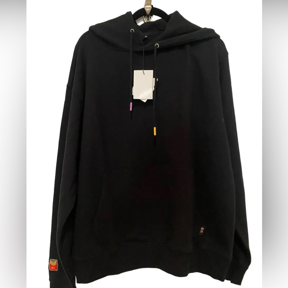 BTS McDonald’s Hoodie Large Black 2021 Limited Edition NWT BigHit HYBE Promo HTF